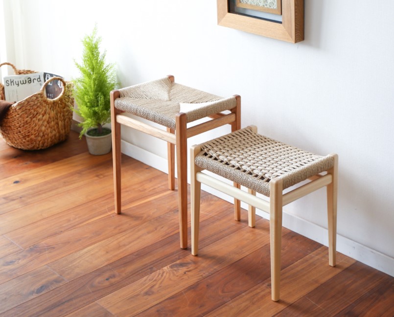 MUKU工房-日本製紙編椅凳